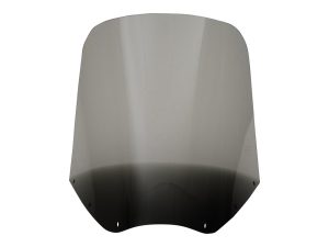 Polycarbonate motorcycle windscreen for Revelry Motorcycles, Australian made.