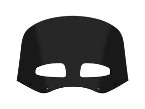 Black motorcycle face mask for Revelry Motorcycles, stylish protective gear.
