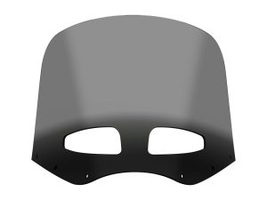 Polycarbonate motorcycle windscreen for Revelry Motorcycles, Australian scooter and bike accessories.