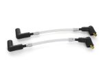 High-performance motorcycle spark plug wires for Revelry Motorcycles.