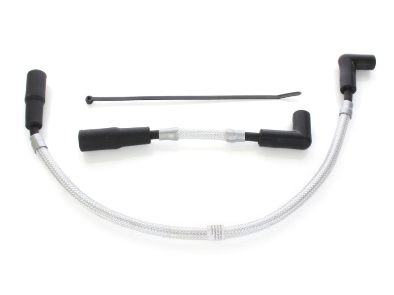 Ignition Leads - Sterling Chromite. Fits Dyna 1999-2017 with Twin Cam Engine. High performance motorcycle spark plug wire set for Revelry Motorcycles.