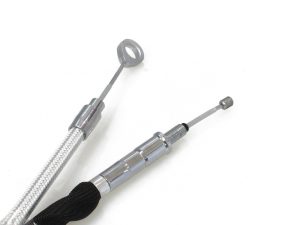 High-quality motorcycle clutch cable and lever for Revelry Motorcycles.