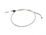 Stainless steel motorcycle clutch cable for Revelry Motorcycles, durable and reliable.