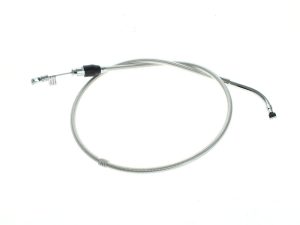 Stainless steel motorcycle clutch cable for Revelry Motorcycles, durable and reliable.