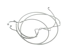 High-quality motorcycle brake and clutch hydraulic lines for Revelry Motorcycles. Durable and reliable stainless steel braided cables.