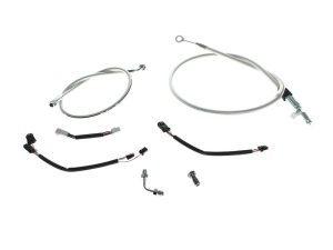 High-quality motorcycle speedometer cable and wiring harness for Revelry Motorcycles.