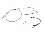 Flexible motorcycle brake and clutch cable replacement kit for Revelry Motorcycles.