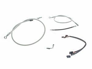Flexible motorcycle brake and clutch cable replacement kit for Revelry Motorcycles.