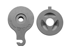 Aluminium motorcycle chain lock and sprocket part for Revelry Motorcycles in Australia.