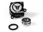 Hydro clutch cover for motorcycle, high-performance motorcycle clutch component.