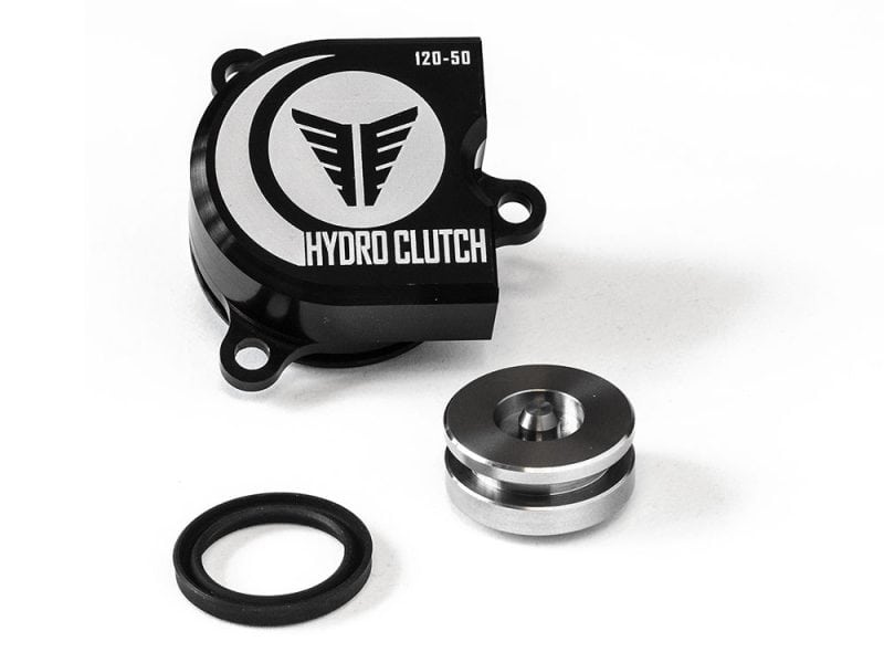 Hydro clutch cover for motorcycle, high-performance motorcycle clutch component.
