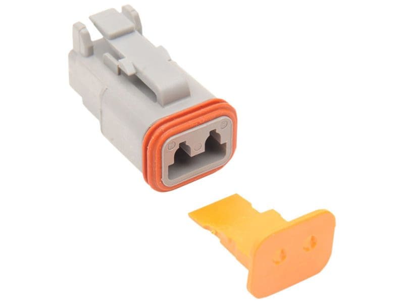 High-performance motorcycle electrical connector for Revelry Motorcycles.