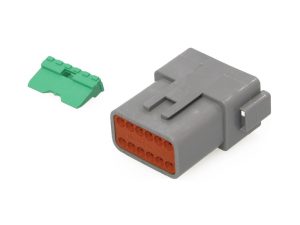 Bullet connector electrical part for motorcycle wiring harnesses.