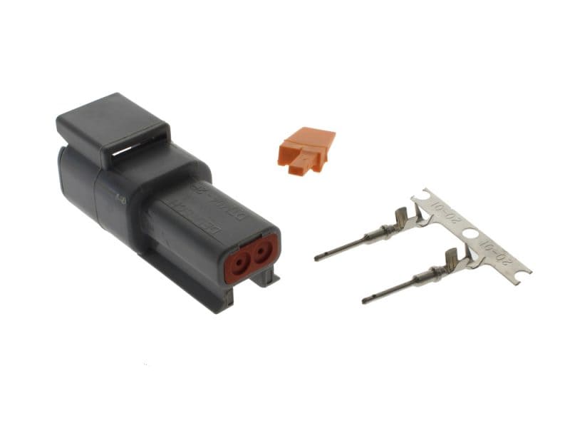 2. high-quality motorcycle electrical connector repair kit with terminals and wiring components.