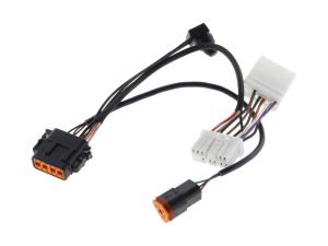 Innovative motorcycle wiring harness for Revelry Motorcycles, durable and easy to install.