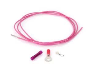 Pink motorcycle flower wiring kit for Revelry Motorcycles, AU street bike accessories, and custom motorcycle wiring repairs.