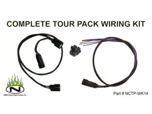 High-quality motorcycle wiring kit for Revelry Motorcycles, complete tour pack wiring harness.