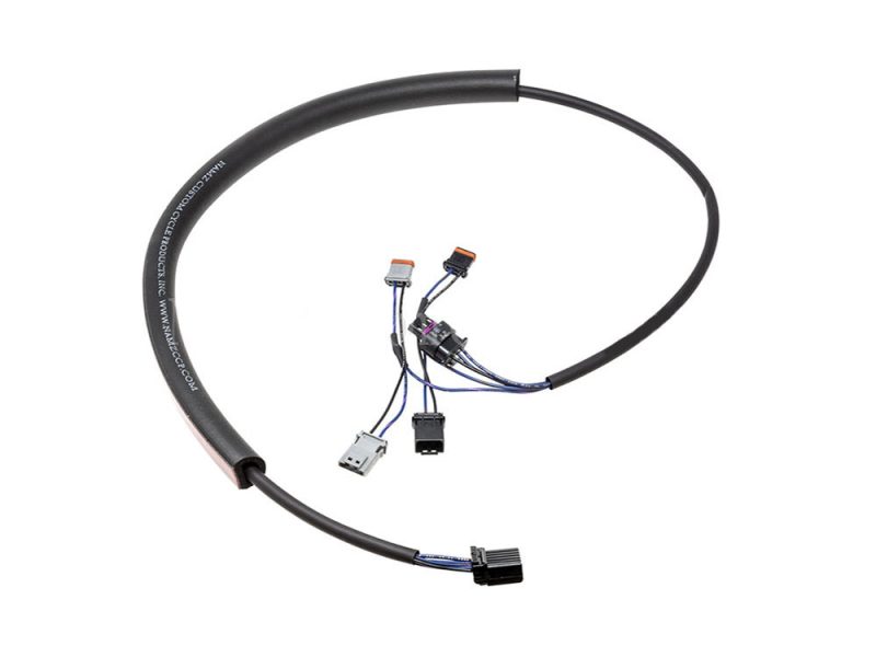 Replacement Rear Fender Wiring Harness. Fits Softail 2018up Heritage Sling Fuel Custom ECU wiring harness for motorcycle upgrades and performance.