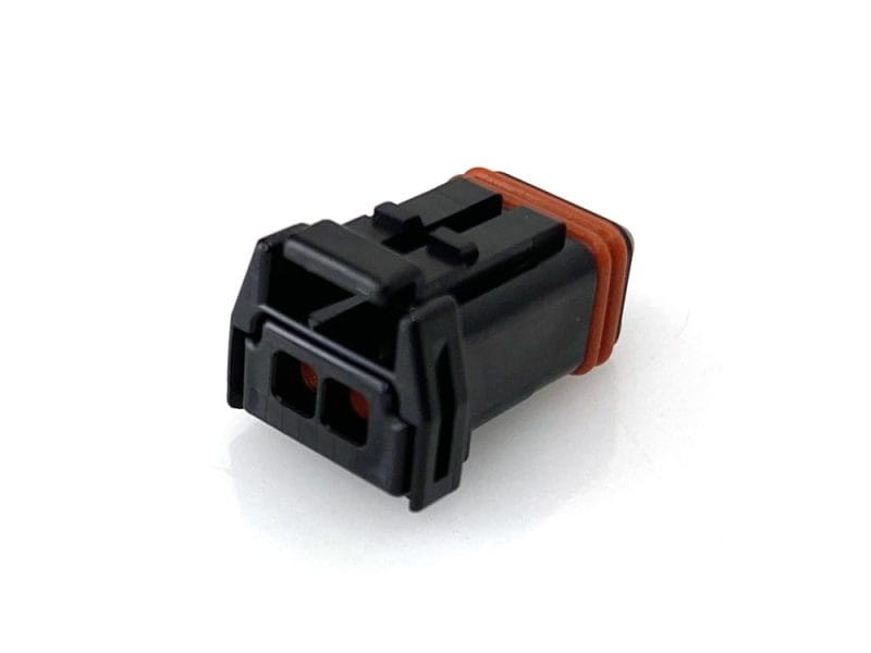 Reusable motorcycle electrical connector for motorbike wiring harnesses.