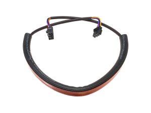 Replacement motorcycle wiring harness for Revelry Motorcycles, electrical connector.