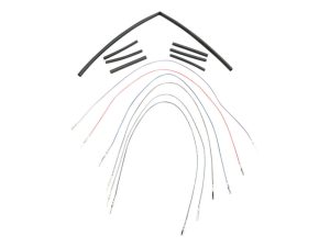 Flexible motorcycle brake and clutch cables kit for Revelry Motorcycles.