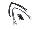 Flexible motorcycle wiring harness set with electrical connectors for Revelry Motorcycles.