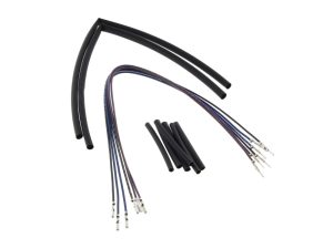 Flexible motorcycle wiring harness set with electrical connectors for Revelry Motorcycles.
