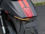 High-quality Revelry Motorcycles custom rear light and tail tidy with sleek black finish.