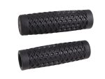 Rubber motorcycle handlebar grips for Revelry Motorcycles, durable and non-slip.