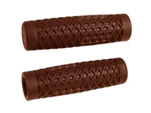 Rubber motorcycle handlebar grips for Revelry Motorcycles, durable and slip-resistant.