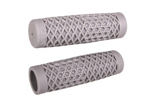 Silicone motorcycle handlebar grips for enhanced grip and control.