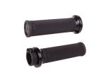 High-quality black motorcycle handlebar grips for Revelry Motorcycles.