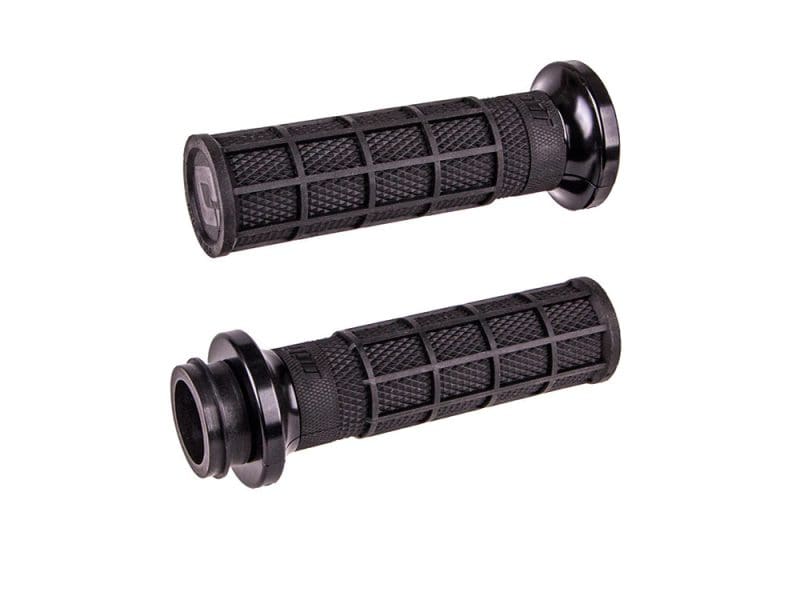 Rubber motorcycle handlebar grips for Revelry Motorcycles.
