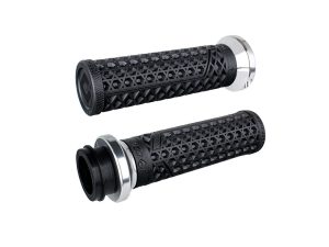 Rubber motorcycle handlebar grips for Revelry Motorcycles accessories.