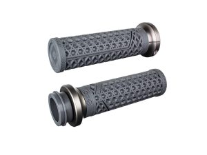 Rubber motorcycle handlebar grips for Revelry Motorcycles, durable and stylish.