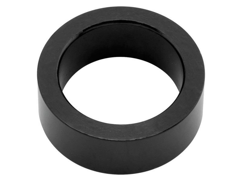 High-quality black motorcycle bearing spacer for Revelry Motorcycles, durable for various bike models.