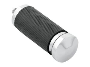 High-performance motorcycle handlebar grip for Revelry Motorcycles.