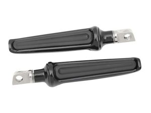 Contour Footpegs with Universal Male Mount - Black.