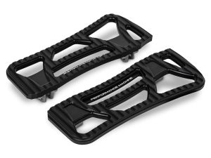 Drifter Front FloorBoards - Black. Fits Touring 1980up, FL Softail 1986-2017 & Dyna Switchback 2012-2016