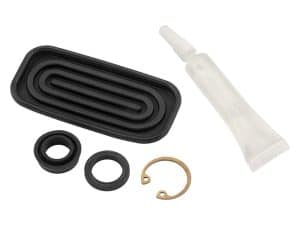 Selle rubber part, sealing rings, and tube for motorcycle repair or maintenance.