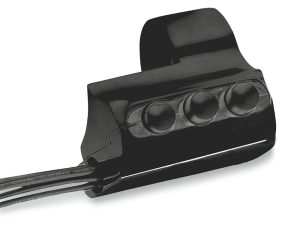 High-performance motorcycle LED tail light for Revelry Motorcycles.