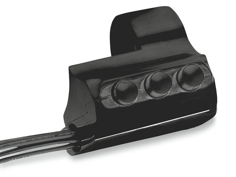 High-performance motorcycle LED tail light for Revelry Motorcycles.