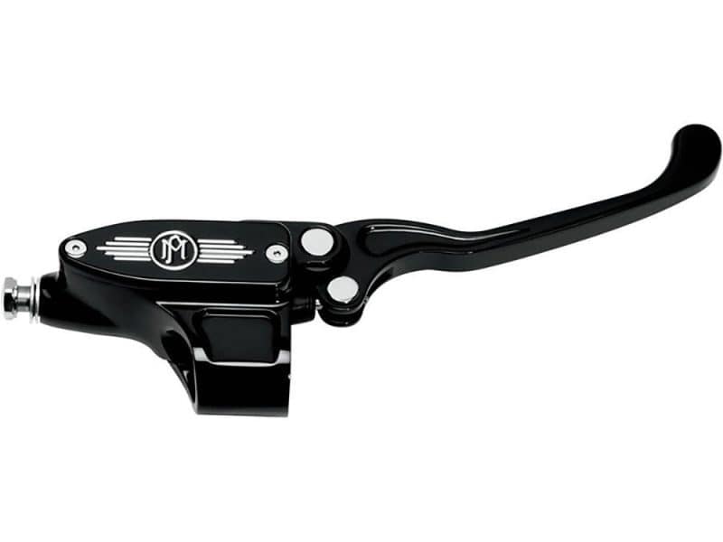 High-performance motorcycle brake lever for Revelry motorcycles and custom cruisers.