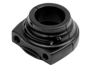 Black motorcycle steering head bearing upper cup for Revelry Motorcycles, high-quality bike parts Australia.