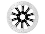 High-performance motorcycle brake disc with ventilated design for Revelry Motorcycles enthusiasts.