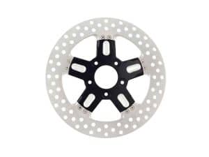 High-performance motorcycle brake disc for Revelry Motorcycles, Australian custom bike enthusiasts.