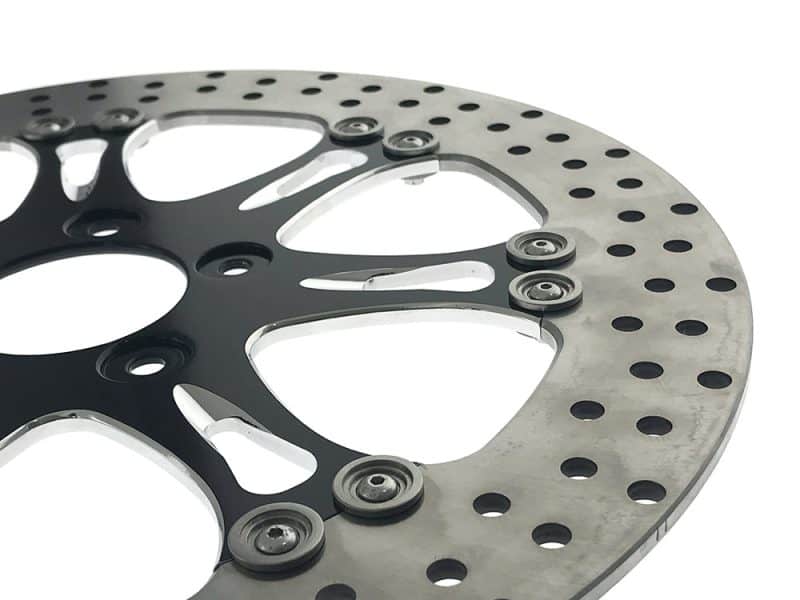 High-performance motorcycle brake disc with precision engineering - suitable for urban and adventure bikes.