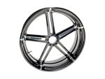 Chrome motorcycle wheel rim for Revelry Motorcycles, premium motorcycle parts Australia.