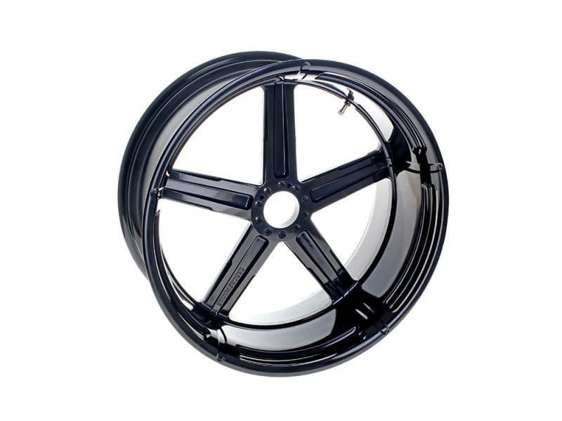 Aluminium motorcycle wheel rim for Revelry Motorcycles.