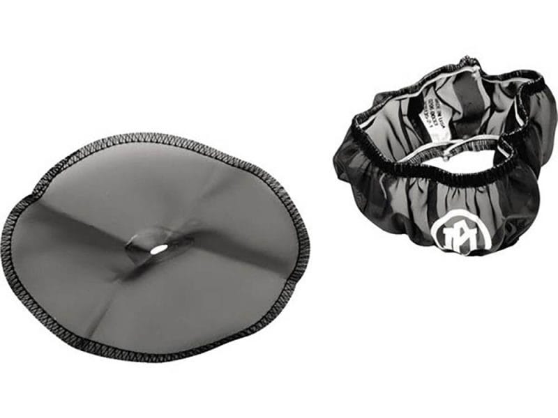 Reflective motorcycle decal and protective cover for motorcycle components.